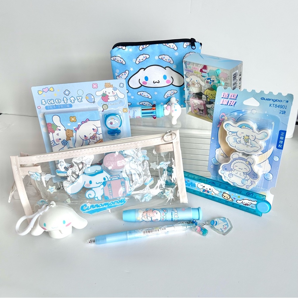 🩵(CIN328) Cinnamoroll Adorable 10-Piece Pencil Case Bundle! - Picture 11 of 11